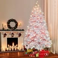 thumbnail image 2 of Pre-Lit 6.5' White Northern Fir Artificial Christmas Tree with 400 Lights, White, 2 of 6