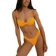 thumbnail image 1 of Gibobby Traje de Baño Sexy Bikini Split Bikini Mujeres Reúnen Sexy Sling Backless Sólido Split Traje de baño(Naranja,CH), 1 of 5