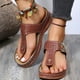 thumbnail image 5 of Amzcrzy Zapatos de mujer,Zapatos de mujer,Zapatillas de mujer, Sandalias de mujer de color liso, chanclas de verano, zapatillas de tacón grueso, zapatos casuales huecos Sandalias Mujer Zapatillas De, 5 of 9
