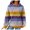 Purple, variant on Long Tunic Tops for Women Leggings Winter Fall Relaxed Fit Hooded Long-sleeved Dolman Cold Shoulder Drawstring Patchwork Leisure Waffle Knit Hoodies Tops(Purple,XL)