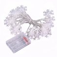 thumbnail image 2 of AMERTEER 10M 80Led Christmas Snowflake String Lights Decorations Winter Fairyland Decor, 2 of 3