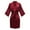 Red, variant on TIMIFIS Women's Short Silky Robes Bridesmaid Bride Party Satin Robes Sleepwear Plus Size Wedding Bridal Party Loungewear Dressing Gowns with 3/4 Sleeve - Spring/Summer