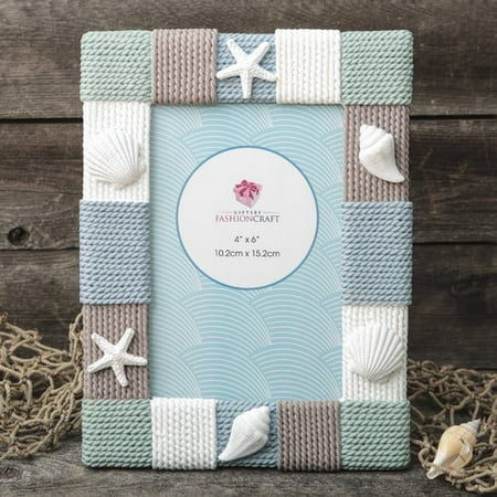 Fashion Craft Knit Style Beach Picture Frame
