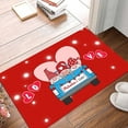 thumbnail image 6 of Valentine Welcome Doormat for Indoor Outdoor Decorative Floor Mat Entrance Rug, 6 of 6