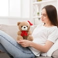 thumbnail image 3 of Vggrvlo Teddy Bear Christmas Gifts Adorable Plush Christmas Gifts Teddy Bear Decor Ornaments Centerpiece for Holiday Party Decor Kids Gifts, 3 of 6
