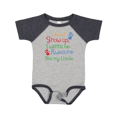 

Inktastic Awesome Like My Uncle Gift Baby Boy or Baby Girl Bodysuit