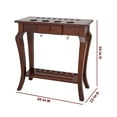 thumbnail image 4 of Bluewave Deluxe Floor Cue Rack - Walnut Finish, 4 of 12
