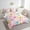 Pink, variant on Erosebridal Floral Butterfly Bedding Sets Twin Size,Kawaii Cute Comforter Sets with Sheets,Super Cozy Reversible Bed in a Bag Twin size,Teenager Bedroom Decor,7pcs