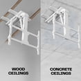 thumbnail image 3 of VIVO White Electric Flip Down Ceiling TV Mount for 37 to 70 inch Screens, 3 of 8