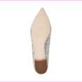 thumbnail image 2 of Sole Society Pointed Toe Smoking Slipper 'Cammila' Silver Hi-five Glitter 5M, 2 of 2