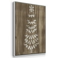 thumbnail image 3 of Barnwood Wonderland VIII - Framed Gallery Wrapped Holiday Canvas - 17 x 25 - White Frame, 3 of 8