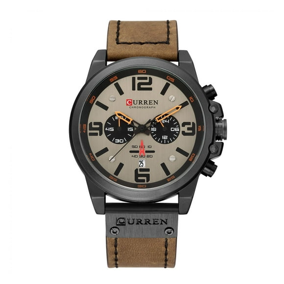 Reloj Curren KREC160123 café Hombre Cuarzo