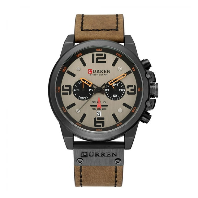 Reloj Curren KREC160123 café Hombre Cuarzo