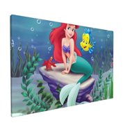 Frameless decorative painting oil painting horizontal version 30*45cm The little mermaid