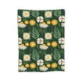 thumbnail image 1 of Green Blooming Daisy Pattern Throw Blanket,Super Soft Anti-Pilling Flannel Bed Blankets, 40"x30", 1 of 8