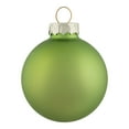 thumbnail image 4 of Northlight 2-Finish Christmas Glass Ball Ornaments - 1.75" (45mm) - Fern Green - 10ct, 4 of 9