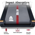 thumbnail image 4 of Tcbosik 2.0 HP Folding Treadmill for Home with LCD Display & Pulse Monitor Motorized Running Machine with SPAX APP Control Bluetooth Speaker, Black & Red, 4 of 5