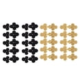 thumbnail image 1 of yuksok 20 Pairs Beaded Chinese Knot Frog Buttons Closure Fasteners for Sewing Cheongsam, 1 of 8