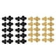 thumbnail image 1 of 20 pares de botones de rana con nudo chino con , sujetadores de cierre para coser ropa cheongsam, negro, dorado Zulema Nudo de botón de costura chino, 1 of 8