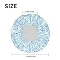 thumbnail image 3 of moroccan pattern Shower Cap, Double Layers Shower Cap Rreusable Waterproof, Elastic Bathing Hair Hat for Women, Washable Hair Cap for All Hair Lengths, 3 of 5