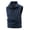 Navy, variant on Men's Windproof Lightweight Golf Vest Outerwear with Zipper Pockets Softshell Sleeveless Jacket for Running Hiking Sports Big and Tall Size M-5XL White