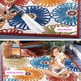 thumbnail image 4 of SAFAVIEH Cabana Aria Floral Indoor/Outdoor Area Rug, Creme/Red, 5'3" x 7'6", 4 of 19