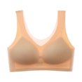 thumbnail image 1 of Minnieouse Inalámbrico y transpirable para deportes de verano, sujetador deportivo súper fino de verano para mujer, sujetador de elevación de Ropa interior Color de piel METRO, 1 of 6