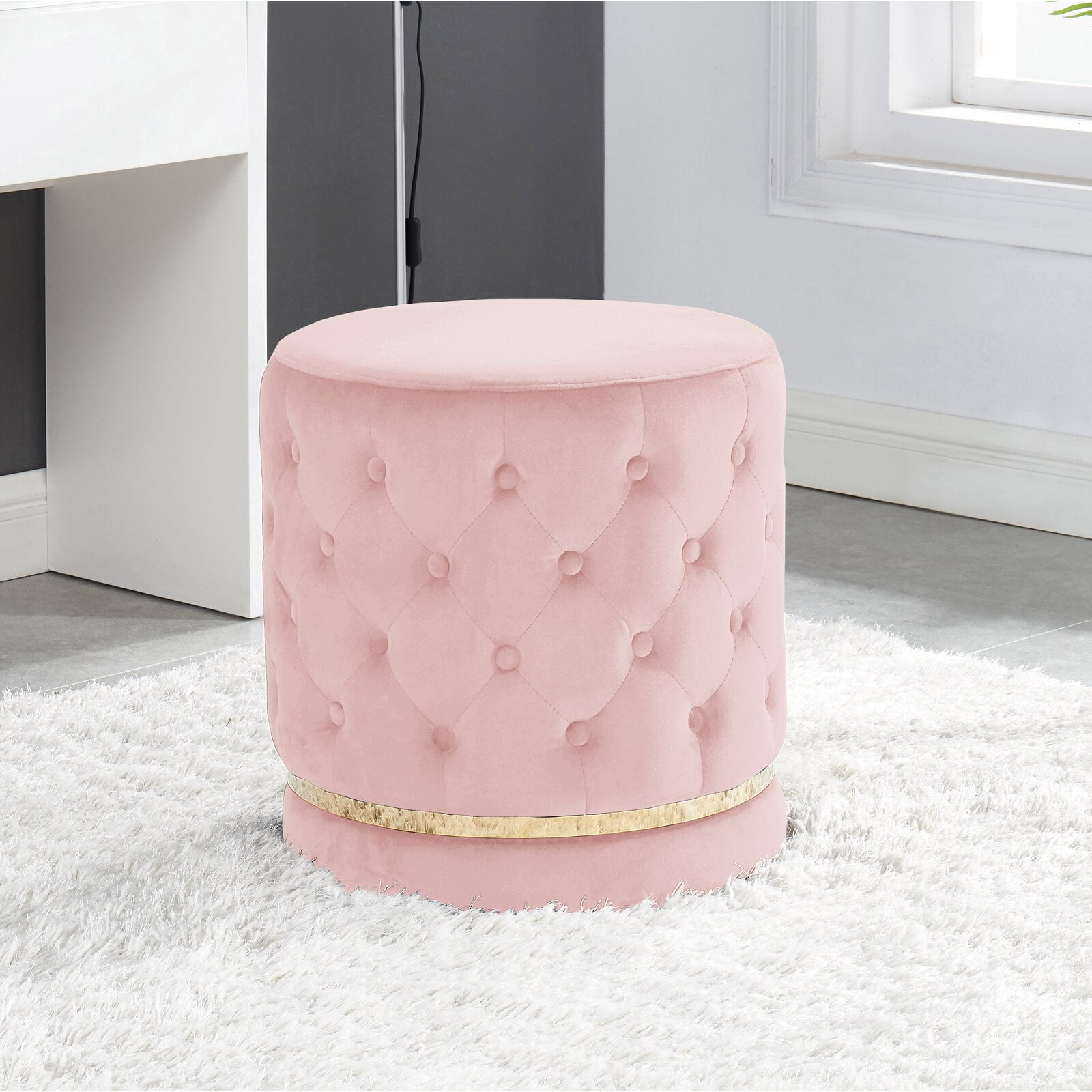 Crofton Swivel Vanity Stool Walmart