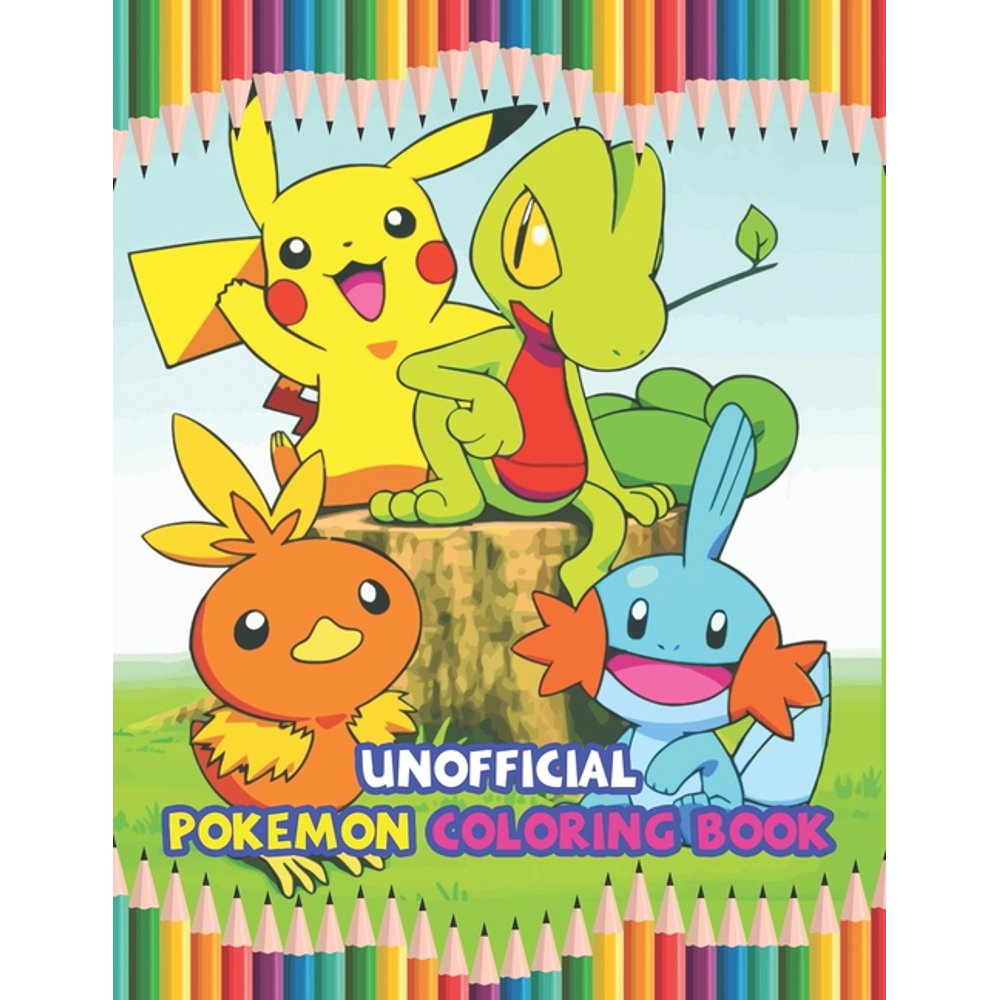 Unofficial Pokemon Coloring Book Best Coloring Book Gifts For Kids