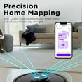 thumbnail image 6 of Shark RV2310AE Matrix Self-Emptying Robot Vacuum with Bagless, 45-Day Capacity, Self-Cleaning Brushroll for Pet Hair, No Spots Missed on Carpets & Hard Floors, Precision Home Mapping, Wi-Fi, Black, 6 of 10