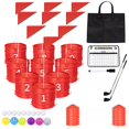 thumbnail image 1 of Juego de golf WodGod de 9 hoyos para patio trasero al aire libre con 2 palos, 1 of 8