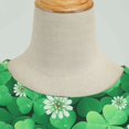 thumbnail image 4 of Ichuanyi Woman Dress, Clearance Summer Women St. Patrick's Day Retro O-Neck Printed Short-Sleeve Big Swing Dress, 4 of 9