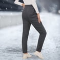 thumbnail image 5 of Sngxgn Wide Leg Pant Slacks Work Office Pants for Women Cargo Pants(GY2,L), 5 of 7