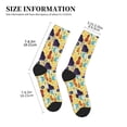 thumbnail image 3 of KLL Musical Instruments Print Cool Socks Men's Women's Crew Socks Funny Crazy Novelty Stockings, 3 of 7