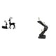 thumbnail image 1 of Estatua de reno de resina, escalera, escultura, libros de escalada, figura de pensador abstracto, artesanía, adorno único, adecuado para oficinas, sal, 1 of 8