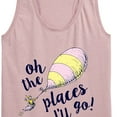 thumbnail image 3 of Dr. Seuss - Oh The Places I'll Go Balloon - Women's Racerback Tank Top, 3 of 6