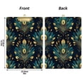 thumbnail image 5 of FORMRS Acrylic Clipboard with Low Profile Clip Standard A4 Letter Size, 12.5" x 9", Gold Peacock Pattern, 5 of 8