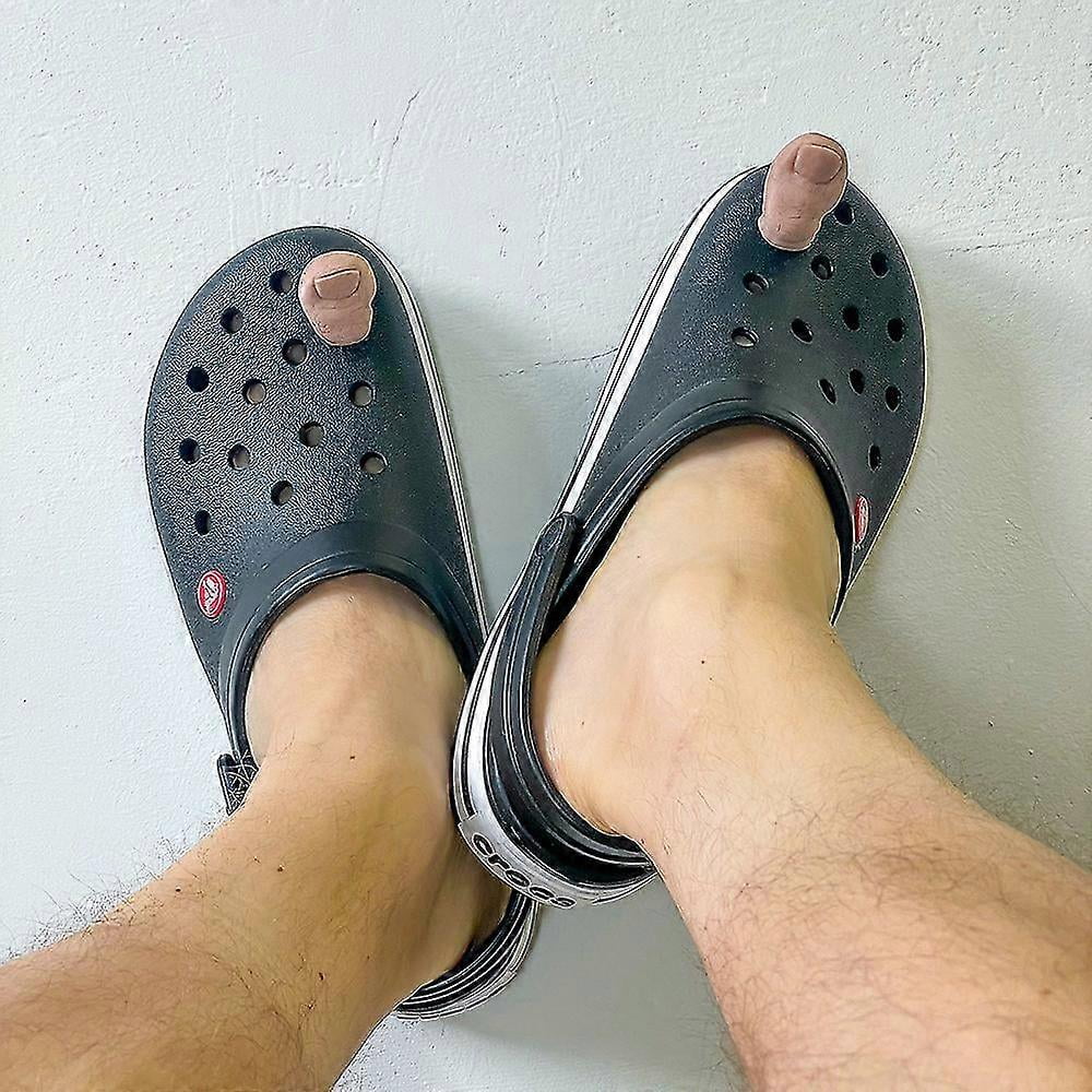 Big Toe Crocs For Big Feet Billy's Big Toe Crocs Charm With Hair