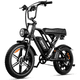 thumbnail image 1 of Bicicleta Eléctrica de Montaña para Adultos AMYET G60, Motor 1000W, Batería 48V 20Ah, 20 Pulgadas, Negro, 1 of 6
