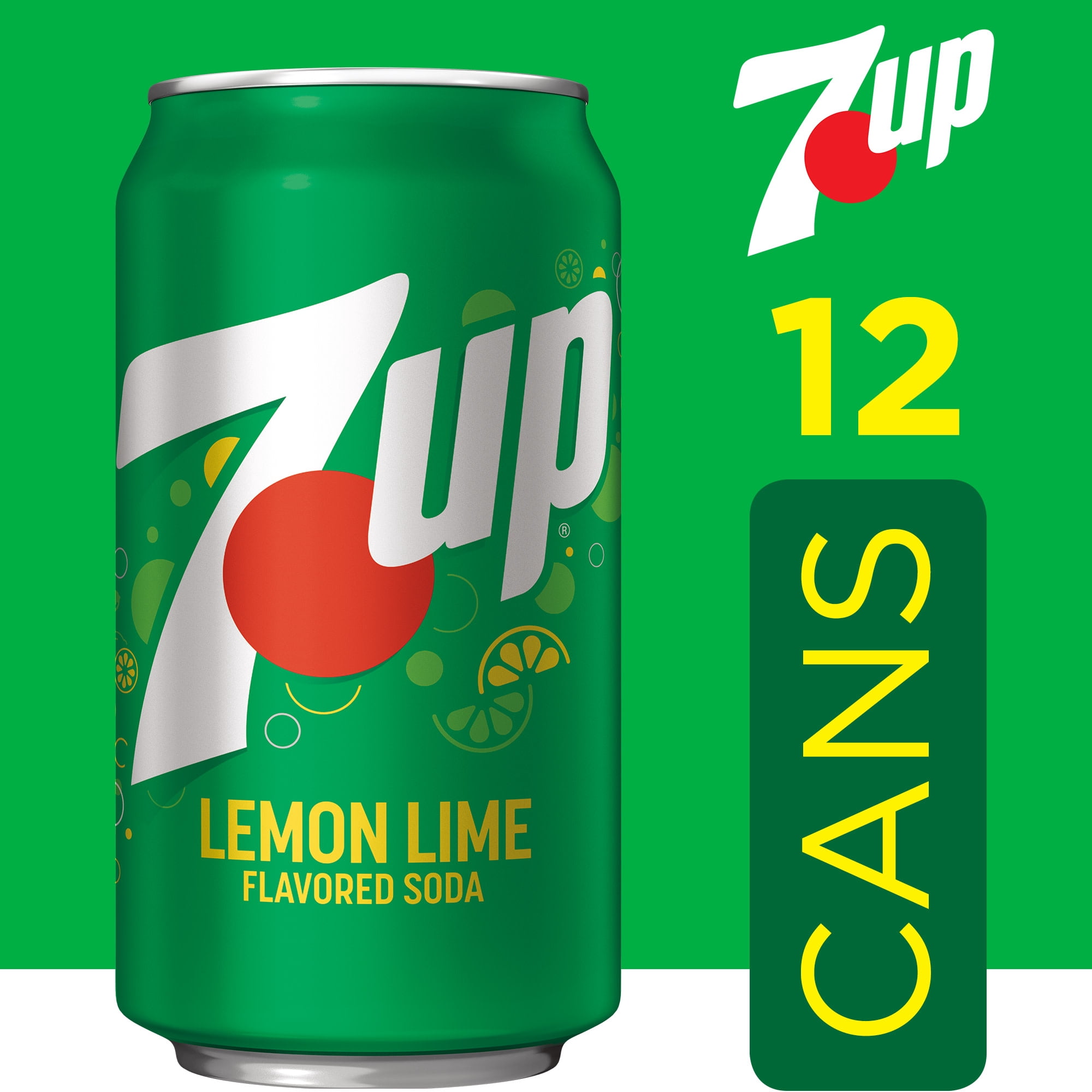 7UP Caffeine Free Lemon Lime Soda Pop, 12 fl oz, 12 Pack Cans