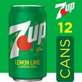 thumbnail image 3 of 7UP Caffeine Free Lemon Lime Soda Pop, 12 fl oz, 12 Pack Cans, 3 of 15