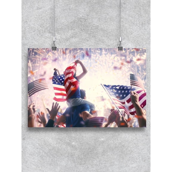 4Th Of July Fireworks. Poster -Image by Shutterstock