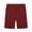 Brick Red#9527, variant on Toddler Boys School Uniform Shorts Wide Leg Shorts for Boys Casual Solid Color Buttons Cozy Summer Shorts for Children