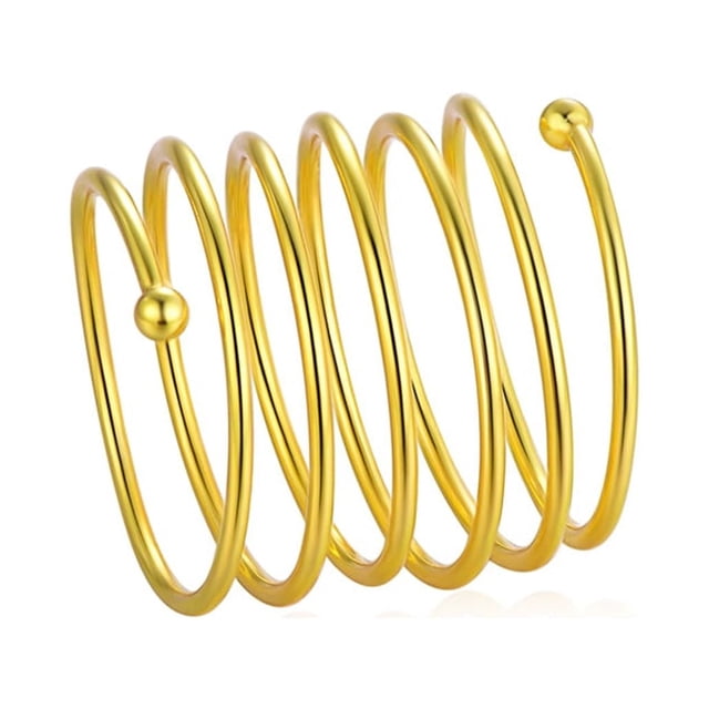 Anillo apilable Silvora S925 plata esterlina para mujeres y niñas oro
