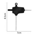 thumbnail image 2 of Herramientas de ajuste auxiliares negras para máquinas de tatuaje consumibles, 5 uds., 2 of 4