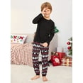 thumbnail image 5 of Avidlove Family Christmas Pajamas Set Matching Pjs Sleepwear Long Sleeve Sleepshirts with Xmas Pants Soft Nightwear ,Women, 5 of 6