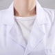 thumbnail image 1 of Bata blanca de laboratorio, ropa de médico, ropa de trabajo de farmacia de enfermera de manga corta, ropa de médico, ropa experimental de manga corta para hombres y mujeres, 1 of 4