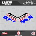 thumbnail image 3 of Kalair GFX Graphics Kit for Kawasaki KLX110 (2002-2009) Usa Series, 3 of 5