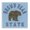 Bear State Varsity Humor, variant on Stupell Industries Shabby Chic Canvas Art, 17 x 17, by Spirit Animals/Life Is High
