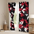 thumbnail image 3 of jejeloiu Vintage Camo Pattern Blackout Curtains Set of 2 (52x84 Each),Camouflage Hunting Window Curtains,Red Black White Curtains and Drapes For Boys Kids,Luxury Bedroom Decor, 3 of 6